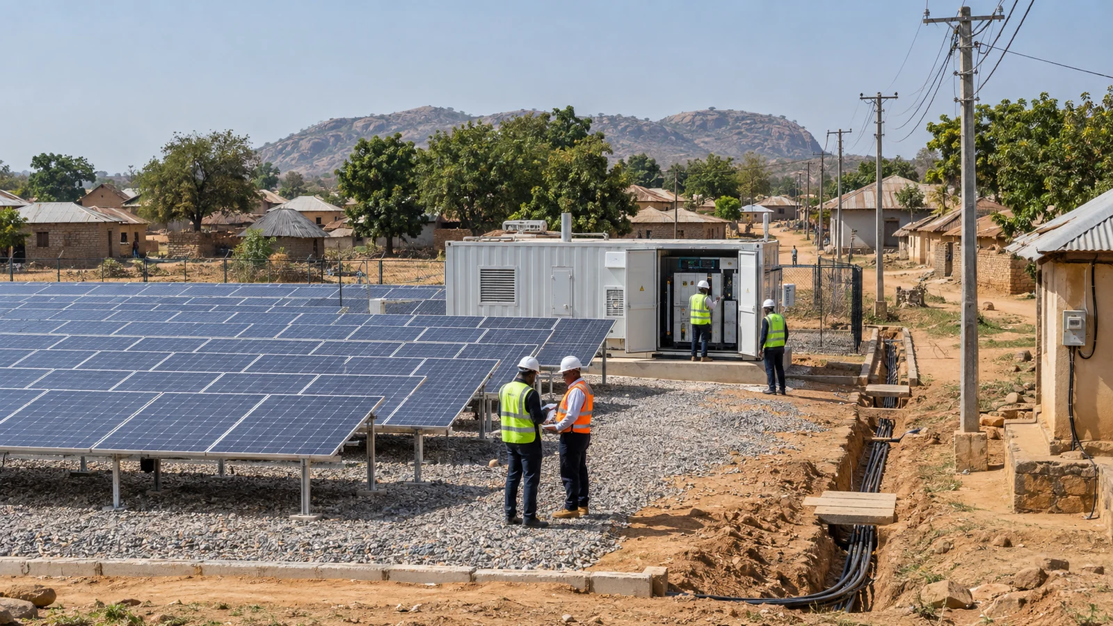 Saahi Nku Solar Hybrid Mini-Grid Project